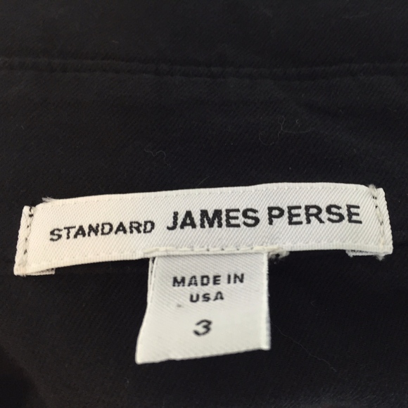 James Perse Shirt w/ Stretch Knit Sleeves Size 3/L - Picture 7 of 8